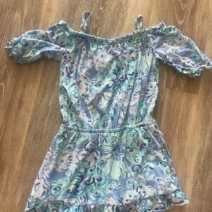 Lilly Pulitzer Floral Off-Shoulder Dress